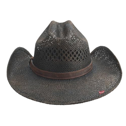 Bullhide Fashion Straw Collection Taste of Country Cowboy Hat in Size X-Large Dark Brown