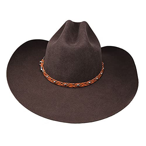 Montecarlo /Bullhide Hats Mens Felt Collection Pistol Pete 6X Premium Wool Western Cowboy Hat