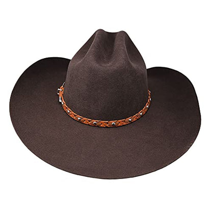 Montecarlo /Bullhide Hats Mens Felt Collection Pistol Pete 6X Premium Wool Western Cowboy Hat