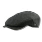 Wigens Per Loro Piana Herringbone Ivy Cap-Black-60