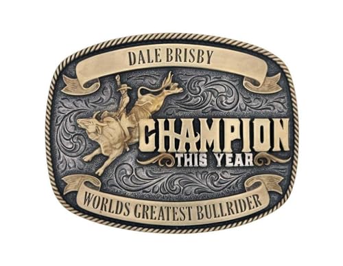 Montana Silversmiths Officially Licensed Dale Brisby Western Belt Buckle