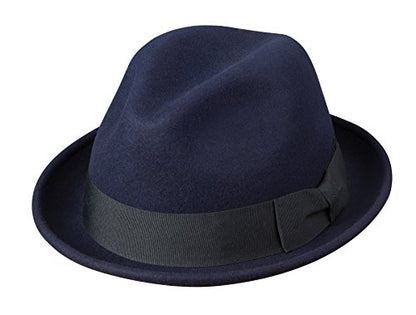 Broner Mens Conversation Piece Pinch Front Felt Fedora