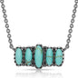 Montana Silversmiths Turquoise Quint Bar Necklace - NC4772