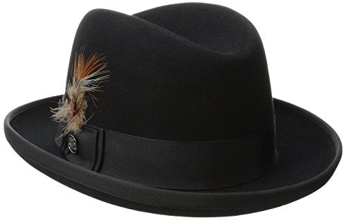 Stetson Men's Homburg Royal Deluxe Fur Felt Hat