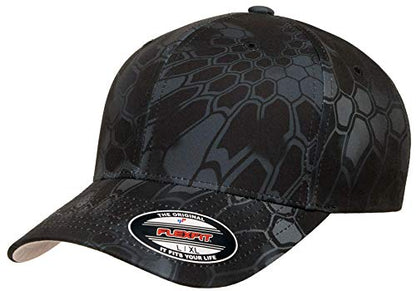 Flexfit Wooly Combed Twill Fitted Baseball Cap