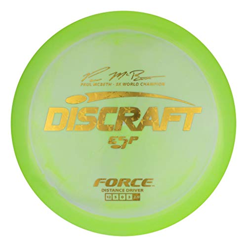 Discraft Limited Edition Paul McBeth Signature ESP Force Distance Driver Golf Disc [Colors May Vary]