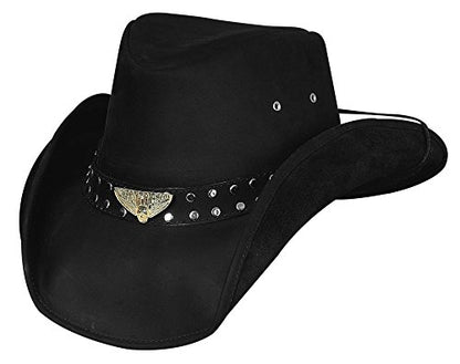 Bullhide Hats Born to Ride Leather Western Cowboy Hat 4014BL