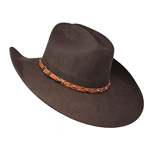 Montecarlo /Bullhide Hats Mens Felt Collection Pistol Pete 6X Premium Wool Western Cowboy Hat