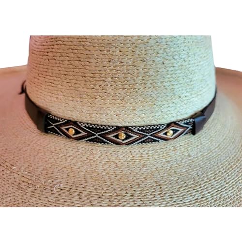 Stetson Calhoun Men's Palm Leaf Straw Cowboy Hat Gus Crown