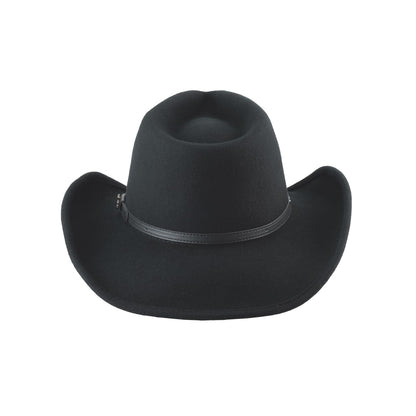 Bullhide Fashion Felt Collection Arlington Cowboy Black Hat in Size Medium