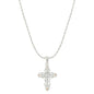 Montana Silversmiths Women's Against The Light Cross Necklace Silver One Size