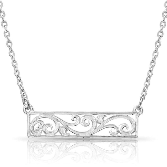 Montana Silversmiths Bar None Scroll Necklace - NC2283