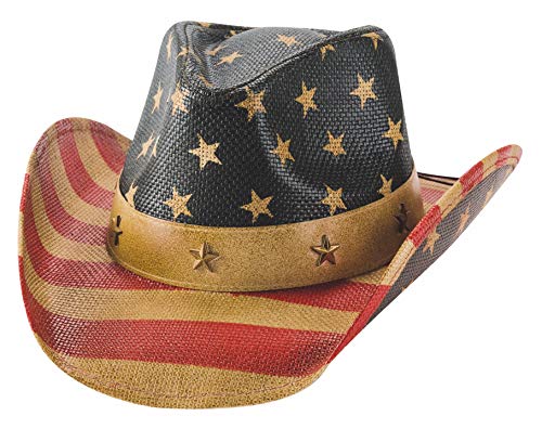 Bullhide Old Glory - Straw Cowboy Hat