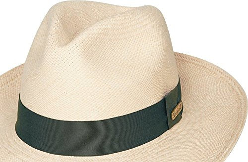 Bullhide Hats - Long Island - Genuine Panama Straw Fedora Hat Size: Medium