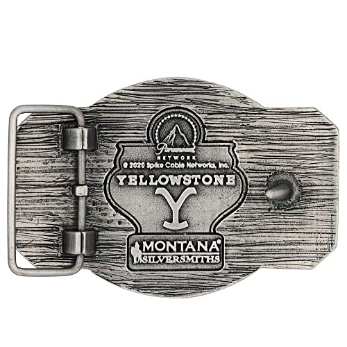 Montana Silversmiths Officially Licensed Yellowstone Attitude Belt Buckle