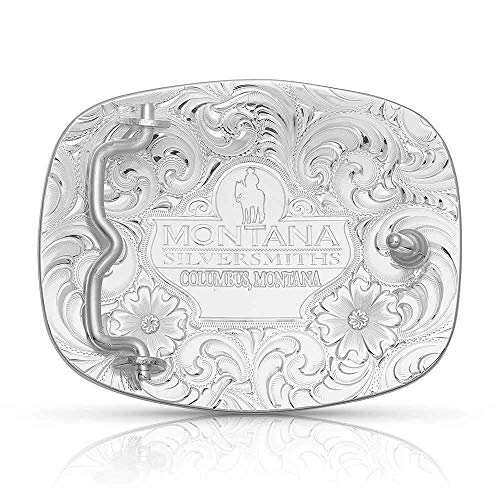 Montana Silversmiths Engraved Classic Western Belt Buckle