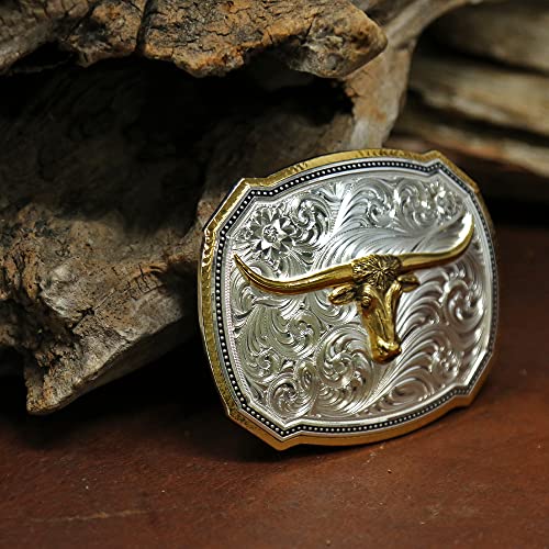 Montana Silversmiths Western Lifestyle Texas/Longhorn Made in the USA Buckle…