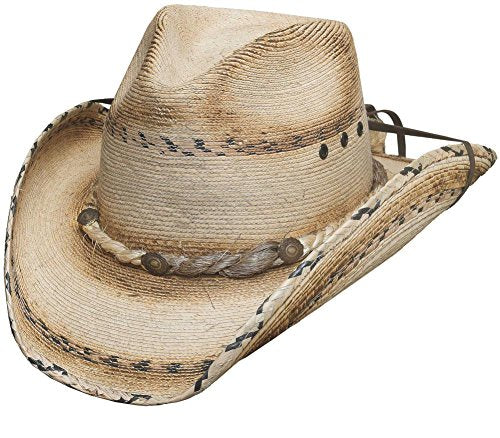 Bullhide Running Iron 15X Palm Leaf Straw Western Hat 2851