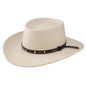 Stetson Black Hawk Wool Felt Western Hat Crushable Gambler Crown