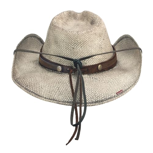 Generic Bullhide Fashion Straw Collection Strong Feelings Cowboy Hat in Size Small