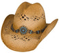 Bullhide Tequila Sunrise - Raffia Straw Cowboy Hat (Small/Medium)