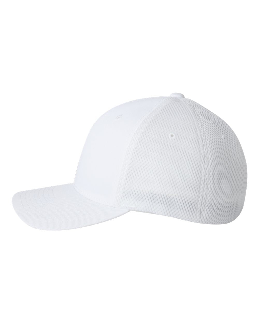 Flexfit 6533 Ultrafibre & Airmesh Fitted Cap White