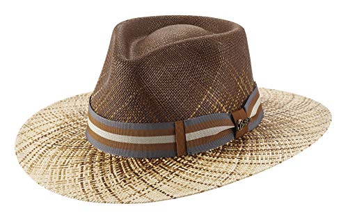 Bullhide Allure Casual Genuine Panamas 2 3/4" Brim Hat in Natural/Chocolate