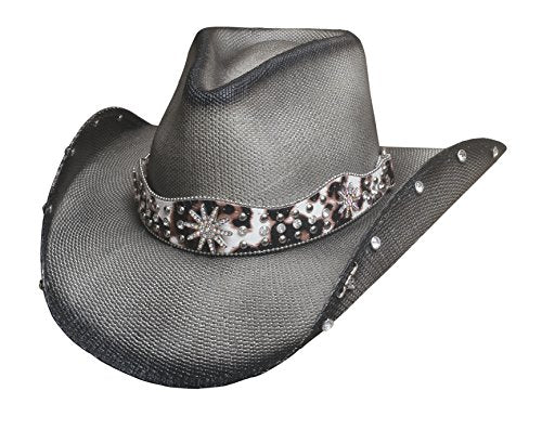 Bullhide Montecarlo Hats Lighting Strike Genuine Panama Straw Western Cowboy Hat