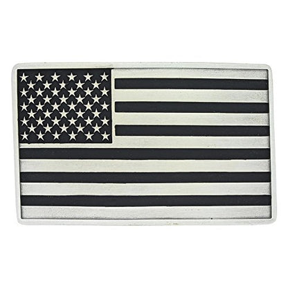 Montana Silversmiths American Flag Series Attitude Western Buckle