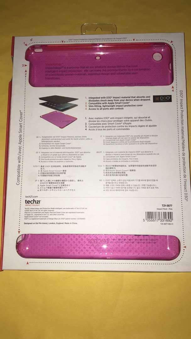 Impact Mesh Case for Apple Ipad Air- Pink