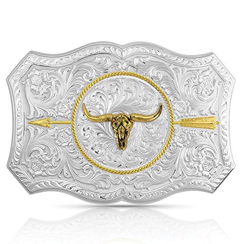 Montana Silversmiths Western Lifestyle Texas/Longhorn Made in the USA Buckle…