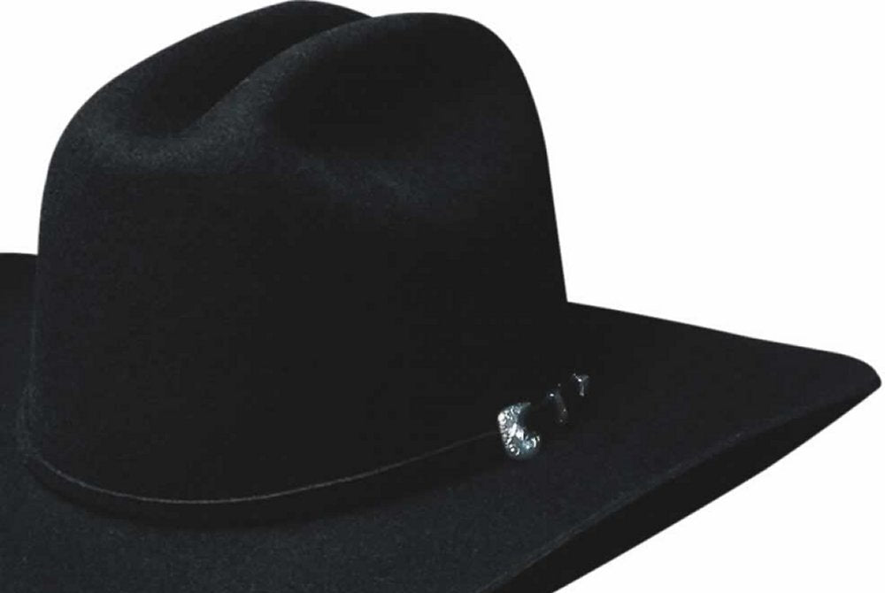 Montecarlo Bullhide Hats - RUIDOSO 6X PREMIUM WOOL Western Cowboy Hat - Black (7-3/8)