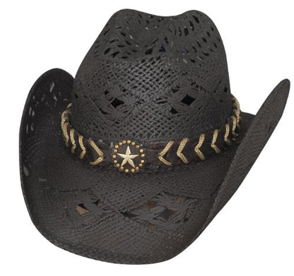 Montecarlo Bullhide Hats NAUGHTY GIRL Toyo Straw Western Cowboy Hat