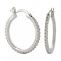 Montana Silversmiths Womens Montana smith Classic Medium Hoop Earrings Silver