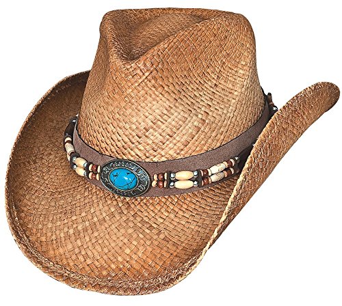 Montecarlo / Bullhide Hats Forbidden Treasure Western Raffia Straw Cowboy Hat