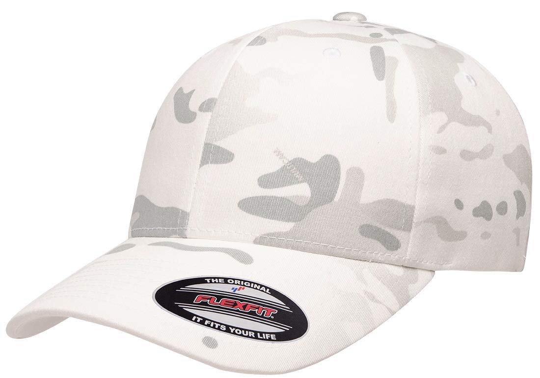 Flexfit Men's Athletic Baseball Fitted Cap, Multicam Alpine, XXL