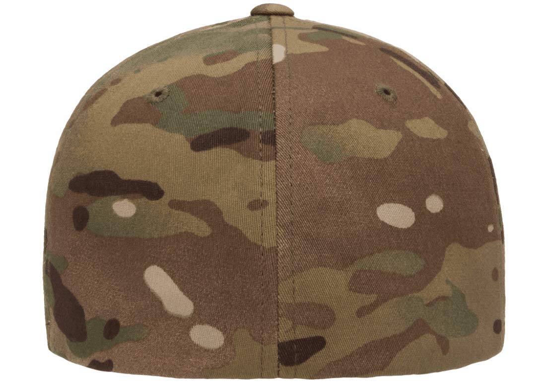 Flexfit Men's Athletic Baseball Fitted Cap, Multicam, XXL