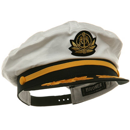 Adjustable Captain Hat-White Flagship W39S25C