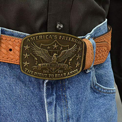 Montana Silversmiths 2nd Amendment Series Attitude Western Belt Buckle