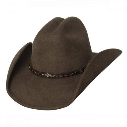 Bullhide Hats 0327BR Wagoneer Wool Brown Cowboy Hat Size: Large