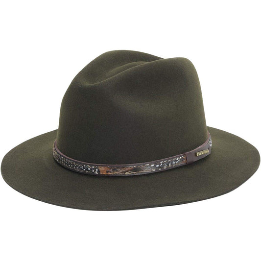 Stetson Mens Jackson Hat, Fur Blend, Sage, Small