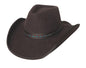 Bullhide Hats 0671Ch Frontier Line Small Chocolate Cowboy Hat