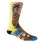 Odd Sox Men's Ruler So Socks Blue Gold Yellow