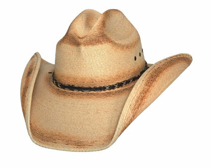 7 "Southfork Ranch" Distressed 20X Palm Leaf Western Hat