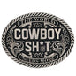 Montana Silversmiths Cowboy Sh*t Belt Buckle (Cowboy Sh*t Blackened)