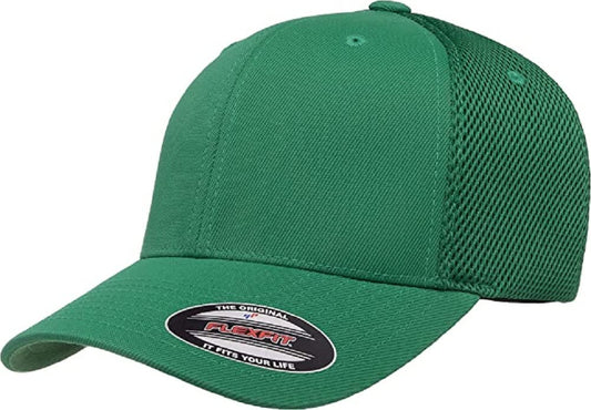 Flexfit 6533 Ultrafibre & Airmesh Fitted Cap Green, XXL