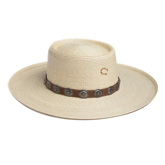 1 Horse High Desert Palm Leaf Hat, Small