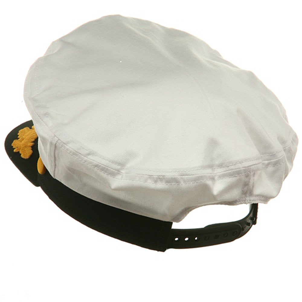 Adjustable Captain Hat-White Flagship W39S25C