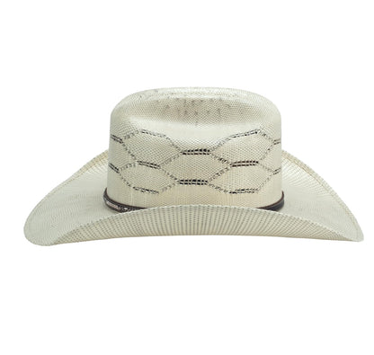 Bullhide Rodeo Round Up Straw Collection King Cobra 20X Cowboy Hat in Size 6 3/4 Natural