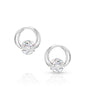 Montana Silversmiths Western Lifestyle Inspired Post/Stud Earrings (Twisting Hold)